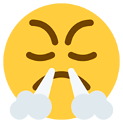 Emoji 😤 Faccina Che Sbuffa su Twitter Twemoji 2.2.