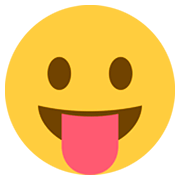 😛 Emoji Gesicht mit herausgestreckter Zunge Twitter Twemoji 2.2.