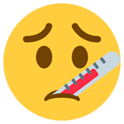 Emoji 🤒 Faccina Con Termometro su Twitter Twemoji 2.2.