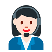 👩🏻‍💼 Emoji Oficinista Mujer: Tono De Piel Claro en Twitter Twemoji 2.2.