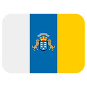 🇮🇨 Emoji Flagge: Kanarische Inseln Twitter Twemoji 2.2.