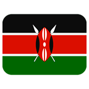 🇰🇪 Emoji Flagge: Kenia Twitter Twemoji 2.2.