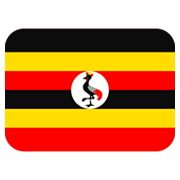 🇺🇬 Emoji Bandera: Uganda en Twitter Twemoji 2.2.