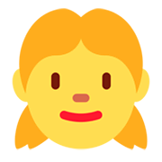 Emoji 👧 Bambina su Twitter Twemoji 2.2.