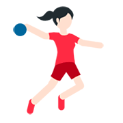 🤾🏻 Emoji Handballspieler(in): helle Hautfarbe Twitter Twemoji 2.2.