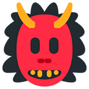 👹 Emoji Demonio Japonés Oni en Twitter Twemoji 2.2.
