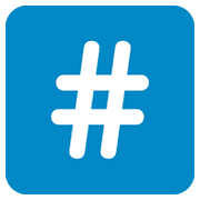 #️⃣ Emoji Teclas: # en Twitter Twemoji 2.2.