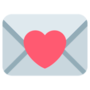💌 Emoji Carta De Amor en Twitter Twemoji 2.2.