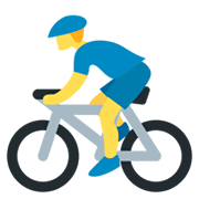 Emoji 🚴‍♂️ Ciclista Uomo su Twitter Twemoji 2.2.