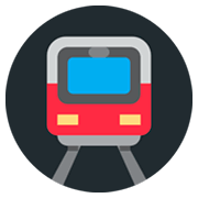 Emoji 🚇 Metropolitana su Twitter Twemoji 2.2.