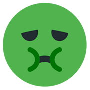 Emoji 🤢 Faccina Nauseata su Twitter Twemoji 2.2.
