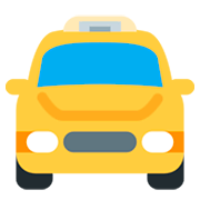 🚖 Emoji Vorderansicht Taxi Twitter Twemoji 2.2.