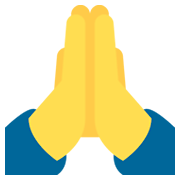 🙏 Emoji Manos En Oración en Twitter Twemoji 2.2.