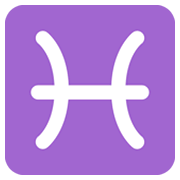 Emoji ♓ Segno Zodiacale Dei Pesci su Twitter Twemoji 2.2.