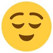 😌 Emoji Cara De Alivio en Twitter Twemoji 2.2.