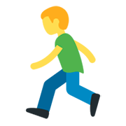 Emoji 🏃 Persona Che Corre su Twitter Twemoji 2.2.