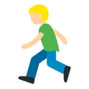 🏃🏼 Emoji Persona Corriendo: Tono De Piel Claro Medio en Twitter Twemoji 2.2.