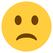 🙁 Emoji Cara Con El Ceño Ligeramente Fruncido en Twitter Twemoji 2.2.