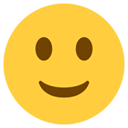 🙂 Emoji leicht lächelndes Gesicht Twitter Twemoji 2.2.