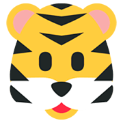 🐯 Emoji Cara De Tigre en Twitter Twemoji 2.2.