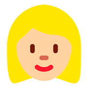 Emoji 👩🏼 Donna: Carnagione Abbastanza Chiara su Twitter Twemoji 2.2.