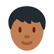 🧑🏾 Emoji Pessoa: Pele Morena Escura na Twitter Twemoji 2.5.