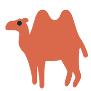 🐫 Emoji Camelo Com Duas Corcovas na Twitter Twemoji 2.5.