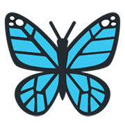 Émoji 🦋 Papillon sur Twitter Twemoji 2.5.