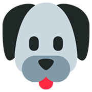 🐶 Emoji Cara De Perro en Twitter Twemoji 2.5.