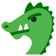 Emoji 🐲 Testa Di Drago su Twitter Twemoji 2.5.