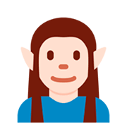 🧝🏻 Emoji Elf(e): helle Hautfarbe Twitter Twemoji 2.5.