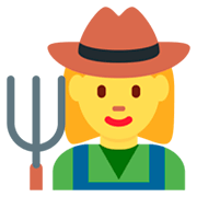 👩‍🌾 Emoji Agricultora en Twitter Twemoji 2.5.