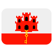 🇬🇮 Emoji Bandera: Gibraltar en Twitter Twemoji 2.5.