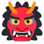 👹 Emoji Demonio Japonés Oni en Twitter Twemoji 2.5.