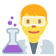 👨‍🔬 Emoji Wissenschaftler Twitter Twemoji 2.5.