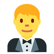 🤵 Emoji Person im Smoking Twitter Twemoji 2.5.