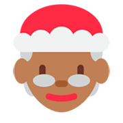 Émoji 🤶🏾 Mère Noël : Peau Mate sur Twitter Twemoji 2.5.