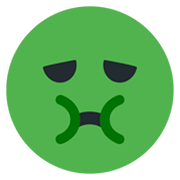 Emoji 🤢 Faccina Nauseata su Twitter Twemoji 2.5.