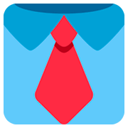 Emoji 👔 Cravatta su Twitter Twemoji 2.5.