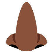 👃🏿 Emoji Nariz: Pele Escura na Twitter Twemoji 2.5.