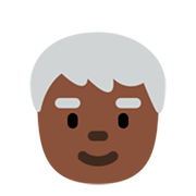 🧓🏿 Emoji Idoso: Pele Escura na Twitter Twemoji 2.5.