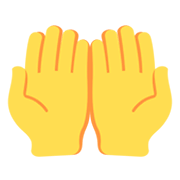 🤲 Emoji Handflächen nach oben Twitter Twemoji 2.5.