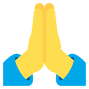 🙏 Emoji Manos En Oración en Twitter Twemoji 2.5.