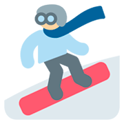 🏂🏼 Emoji Snowboarder(in): mittelhelle Hautfarbe Twitter Twemoji 2.5.
