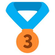 Émoji 🥉 Médaille De Bronze sur Twitter Twemoji 2.5.