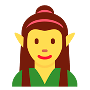 🧝‍♀️ Emoji Elfa en Twitter Twemoji 2.5.