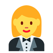 Emoji 🤵‍♀️ Donna In Smoking su Twitter Twemoji 2.5.