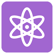 Émoji ⚛️ Symbole De L’atome sur Twitter Twemoji 2.6.