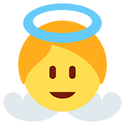 👼 Emoji Bebé ángel en Twitter Twemoji 2.6.