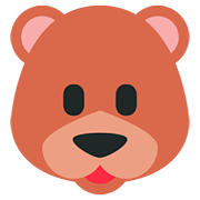Emoji 🐻 Orso su Twitter Twemoji 2.6.